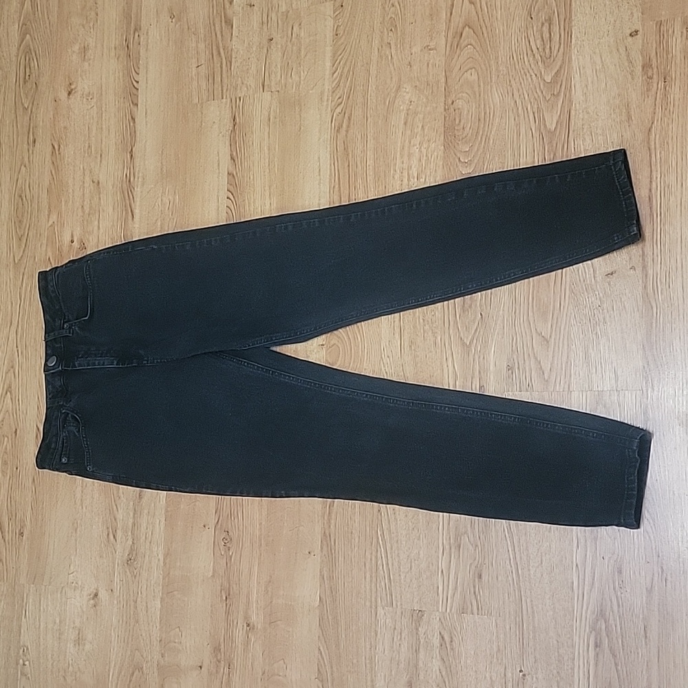 Asos Black Denim High Rise Skinny Jeans Size 30 / 34